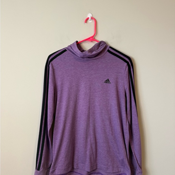 adidas Tops - Adidas Purple lightweight pullover Hoodie size small
